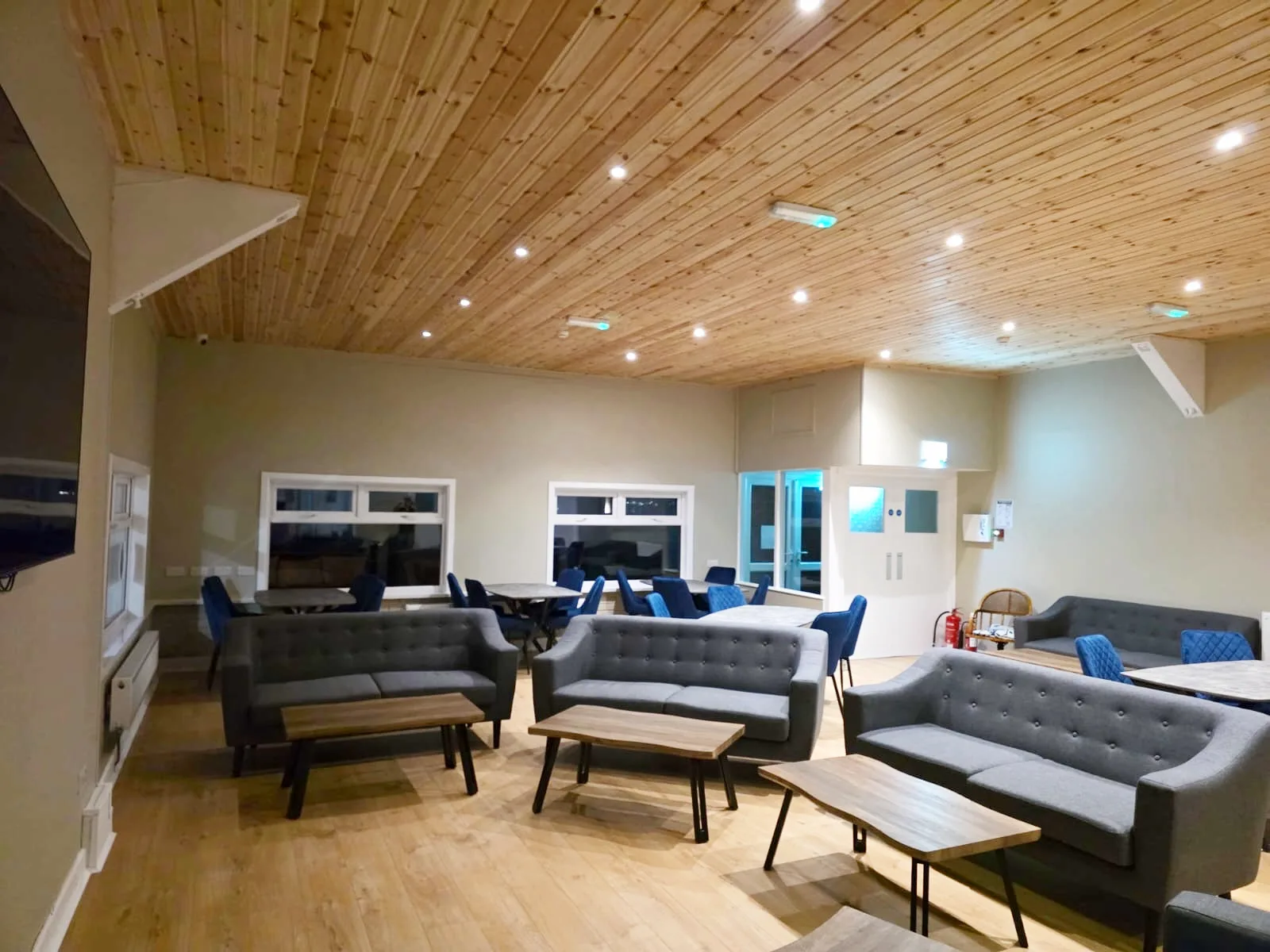 Residential park homes at Ryan Bay on Loch Ryan